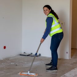 Firefly_post construction cleaning lady clean up 189684